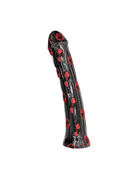 ALL BLACK - PLUG DILDO 31 CM