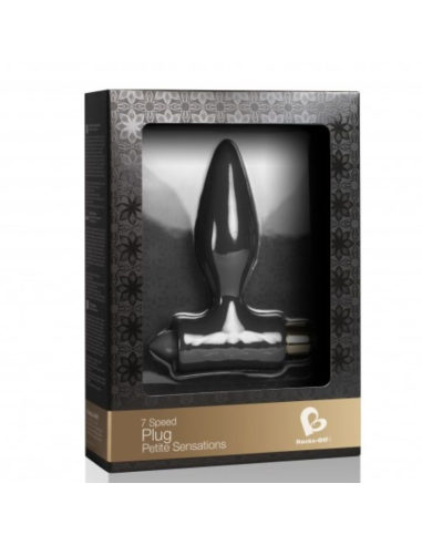 ROCKS-OFF - PLUG ANAL PARA PRINCIPIANTES PETITE SENSATIONS - NEGRO