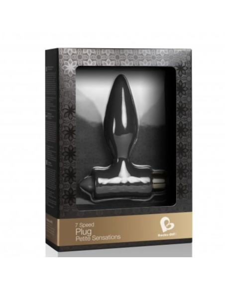 ROCKS-OFF - PLUG ANAL PARA PRINCIPIANTES PETITE SENSATIONS - NEGRO