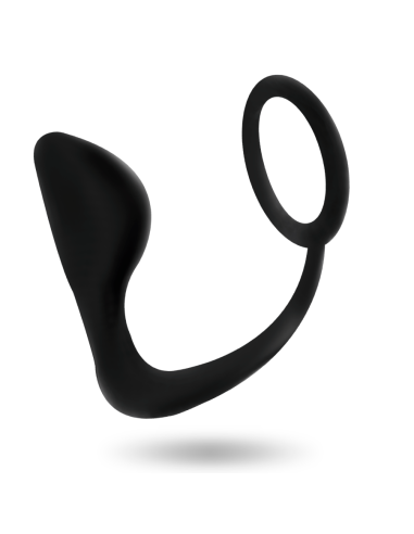 ADDICTED TOYS - PLUG ANAL CON ANILLO PENE NEGRO
