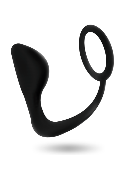 ADDICTED TOYS - PLUG ANAL CON ANILLO PENE NEGRO