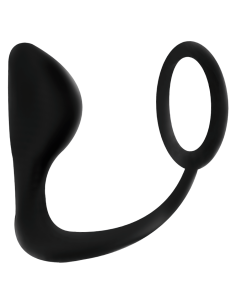 ADDICTED TOYS - PLUG ANAL CON ANILLO PENE NEGRO