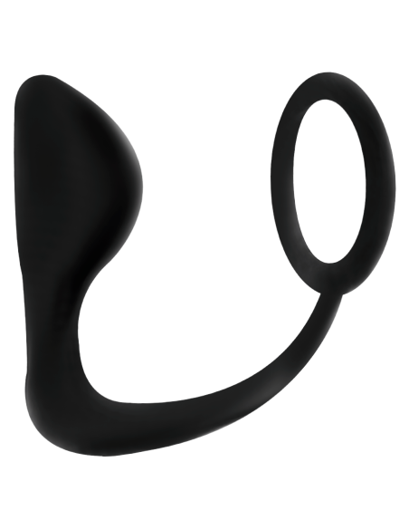 ADDICTED TOYS - PLUG ANAL CON ANILLO PENE NEGRO