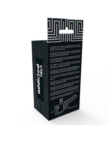 ADDICTED TOYS - PLUG ANAL CON ANILLO PENE NEGRO