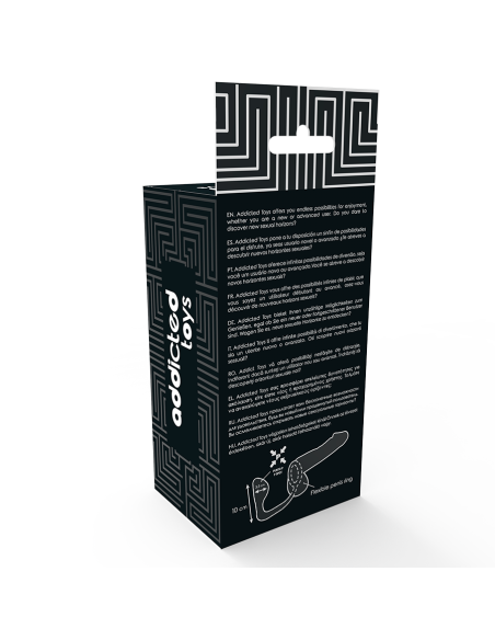 ADDICTED TOYS - PLUG ANAL CON ANILLO PENE NEGRO