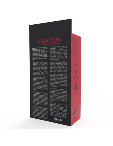 DARKNESS - PLUG ANAL SILICONA CON COLA BLANCA