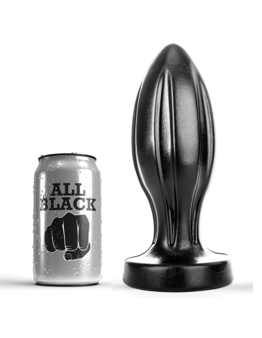 ALL BLACK - ANAL PLUG 21 CM