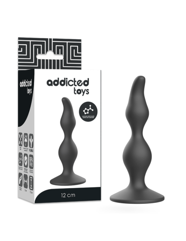 ADDICTED TOYS - ANAL SEXUAL PLUG 12 CM NEGRO