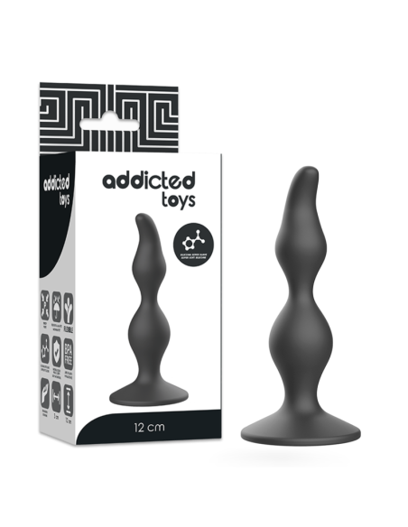 ADDICTED TOYS - ANAL SEXUAL PLUG 12 CM NEGRO