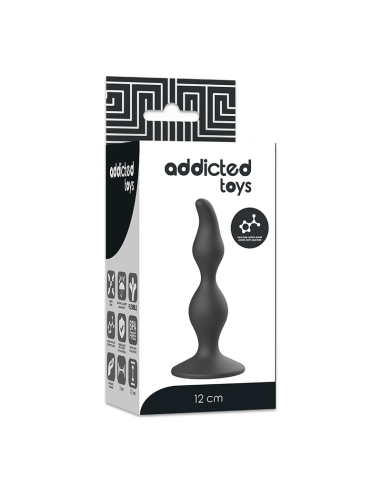 ADDICTED TOYS - ANAL SEXUAL PLUG 12 CM NEGRO