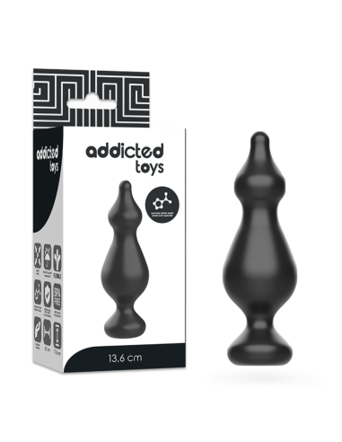 ADDICTED TOYS - ANAL SEXUAL PLUG 13.6 CM NEGRO