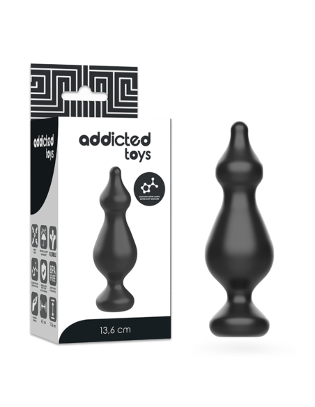 ADDICTED TOYS - ANAL SEXUAL PLUG 13.6 CM NEGRO