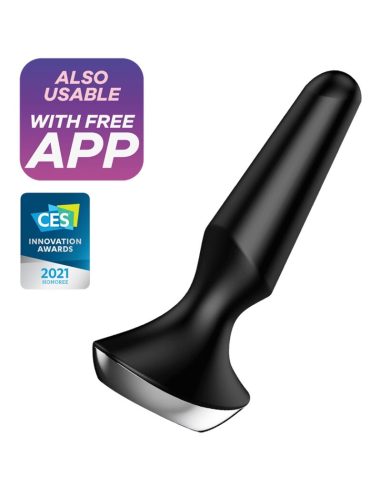 SATISFYER - PLUG ILICIOUS 2 PLUG VIBRADOR NEGRO