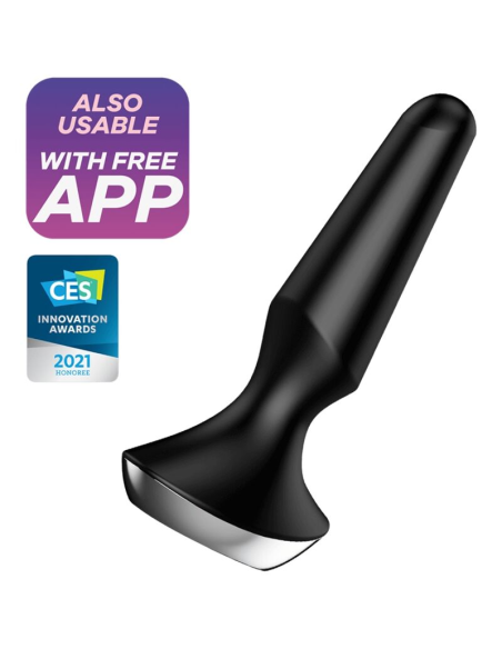 SATISFYER - PLUG ILICIOUS 2 PLUG VIBRADOR NEGRO