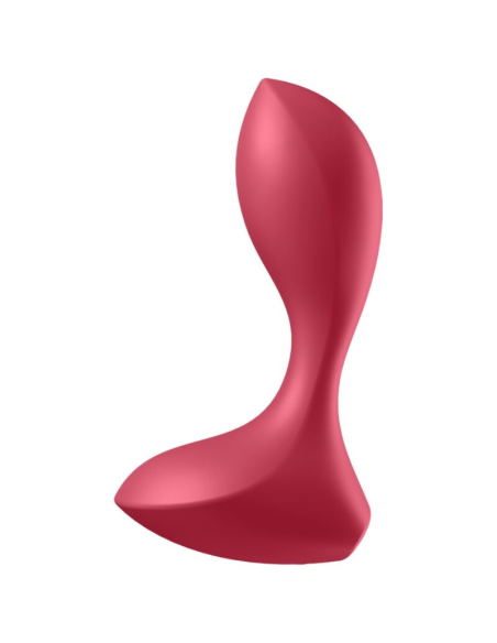 SATISFYER - BACKDOOR LOVER PLUG ANAL VIBRADOR ROJO