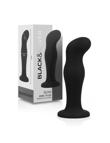 BLACKandSILVER - SEAN PLUG ANAL SILICONA PREMIUM NEGRO