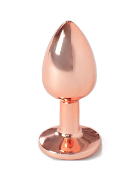 SECRETPLAY - METAL BUTT PLUG ORO ROSA TALLA S 7 CM