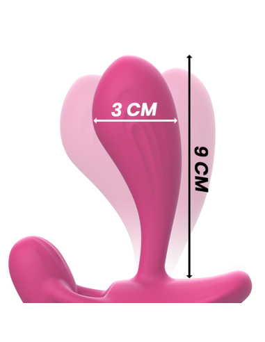 INTENSE - SHELLY DUO ANAL-PERINEO , VAGINAL-CLITORIS REMOTO ROSA