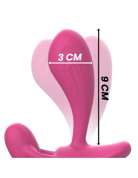 INTENSE - SHELLY DUO ANAL-PERINEO , VAGINAL-CLITORIS REMOTO ROSA
