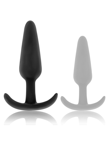 BLACKandSILVER - KAEL PLUG ANAL SILICONA CON ASA MEDIANO