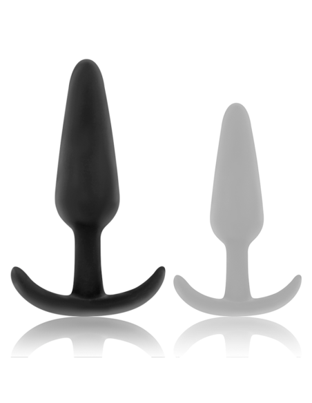 BLACKandSILVER - KAEL PLUG ANAL SILICONA CON ASA MEDIANO