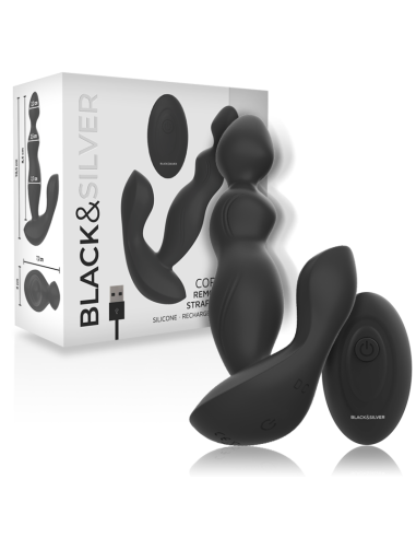 BLACKandSILVER - CORA PLUG PROSTÁTICO SILICONA CONTROL REMOTO