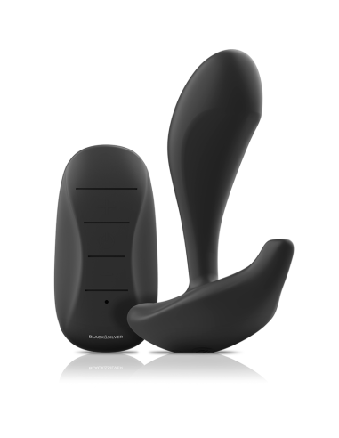 BLACKandSILVER - DWAYNE PLUG ANAL SILICONA CONTROL REMOTO