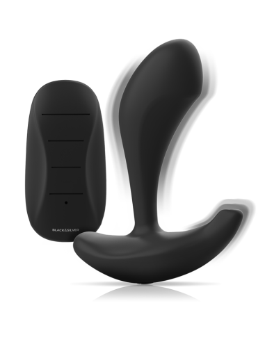 BLACKandSILVER - DWAYNE PLUG ANAL SILICONA CONTROL REMOTO