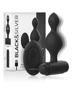 BLACKandSILVER - TUCKER PEQUEÑO PLUG ANAL SILICONA CONTROL REMOTO