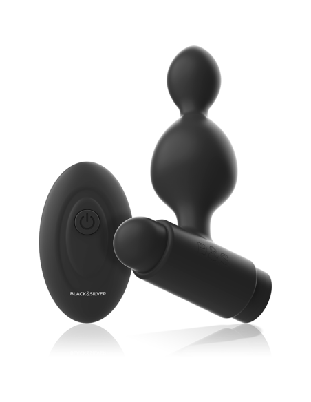 BLACKandSILVER - TUCKER PEQUEÑO PLUG ANAL SILICONA CONTROL REMOTO