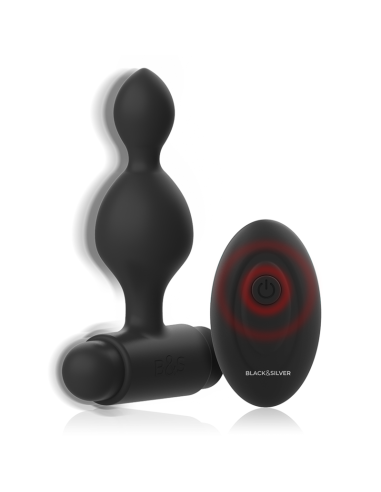 BLACKandSILVER - TUCKER PEQUEÑO PLUG ANAL SILICONA CONTROL REMOTO