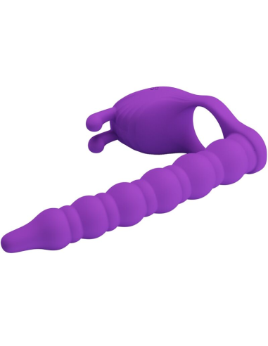 PRETTY LOVE - BLACKNEY ANILLO PENE CON PLUG VIBRADOR LILA