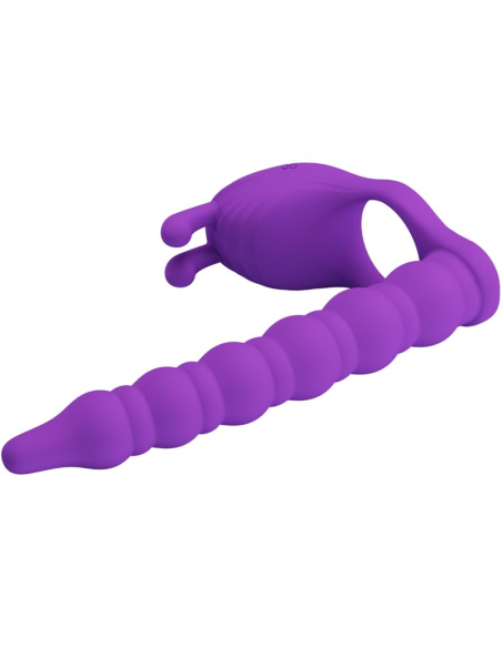 PRETTY LOVE - BLACKNEY ANILLO PENE CON PLUG VIBRADOR LILA