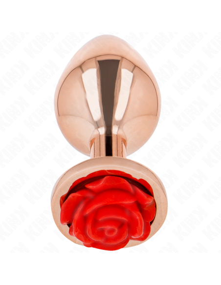 KINK - PLUG ANAL ORO ROSADO ROSA ROJA M