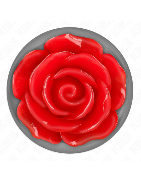KINK - PLUG ANAL ROSA ROJA TALLA L
