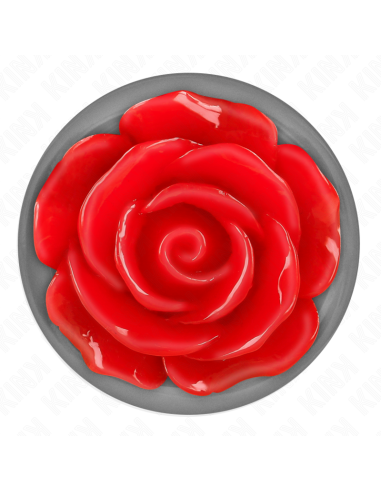 KINK - PLUG ANAL ROSA ROJA TALLA M