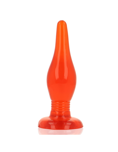 BAILE - PLUG ANAL TACTO SUAVE ROJO 14.2 CM