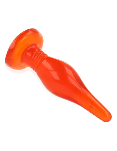 BAILE - PLUG ANAL TACTO SUAVE ROJO 14.2 CM