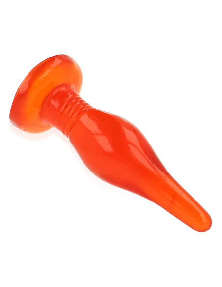 BAILE - PLUG ANAL TACTO SUAVE ROJO 14.2 CM