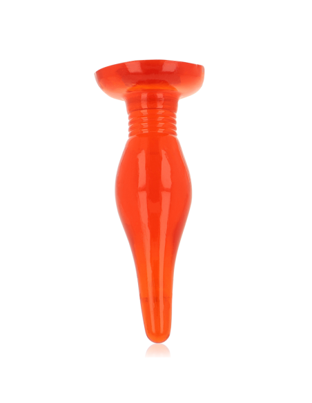BAILE - PLUG ANAL TACTO SUAVE ROJO 14.2 CM