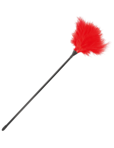 DARKNESS - PLUMA ESTIMULADORA ROJO 42CM