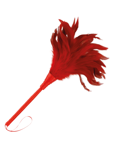 DARKNESS - PLUMA ESTIMULADORA ROJO 24CM