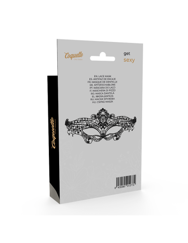 COQUETTE CHIC DESIRE - ANTIFAZ ENCAJE NEGRO FINO