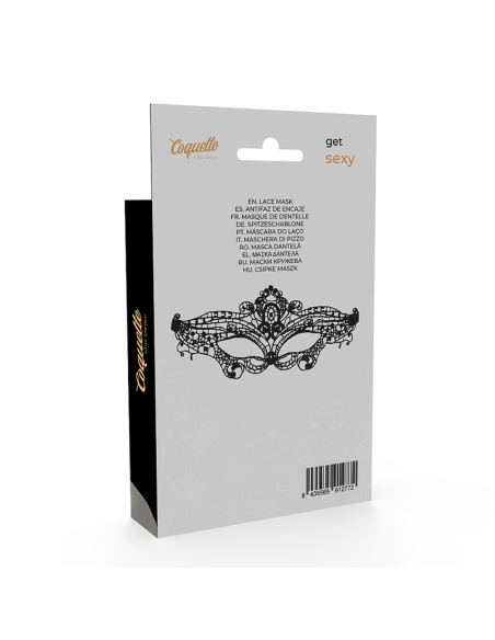 COQUETTE CHIC DESIRE - ANTIFAZ ENCAJE NEGRO FINO