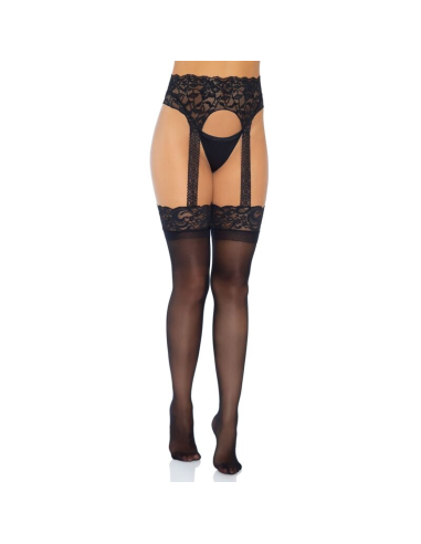 LEG AVENUE - MEDIAS CON LIGUERO OPACAS TALLA ÚNICA