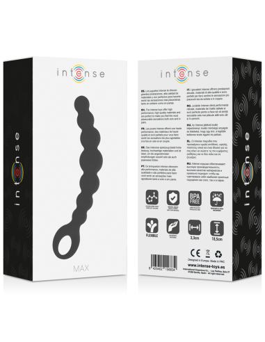 INTENSE - ANAL BEADS MAX NEGRO