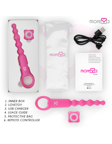 MORESSA - RONIE POTENTE ROSARIO ANAL CONTROL REMOTO ROSA