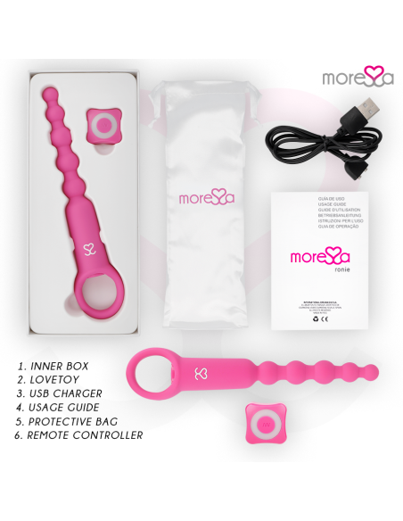 MORESSA - RONIE POTENTE ROSARIO ANAL CONTROL REMOTO ROSA