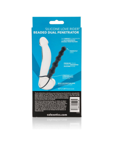 CALEXOTICS - BEADED DUAL PENETRATOR PENETRADOR DOBLE