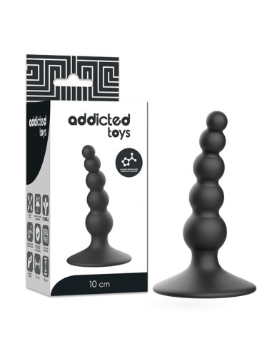 ADDICTED TOYS - ANAL SEXUAL PLUG 10 CM NEGRO